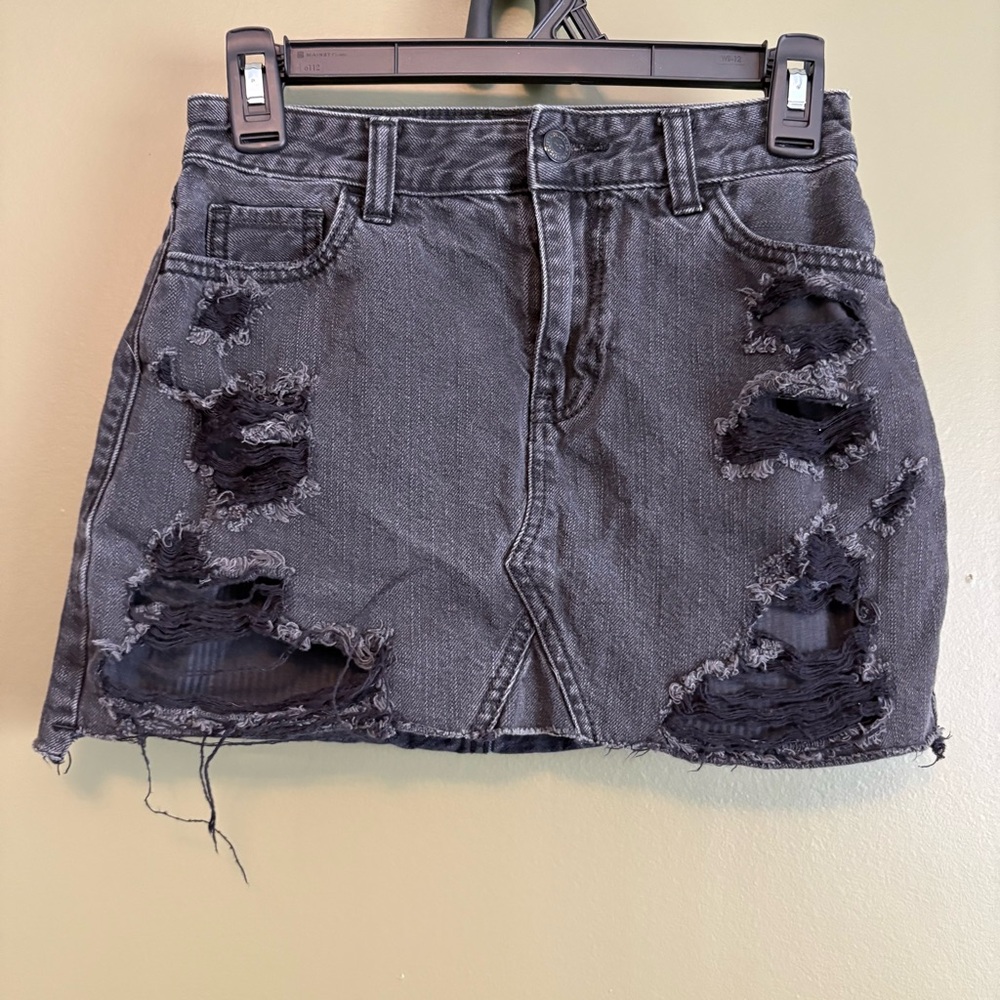 Hollister Denim Mini Skirt